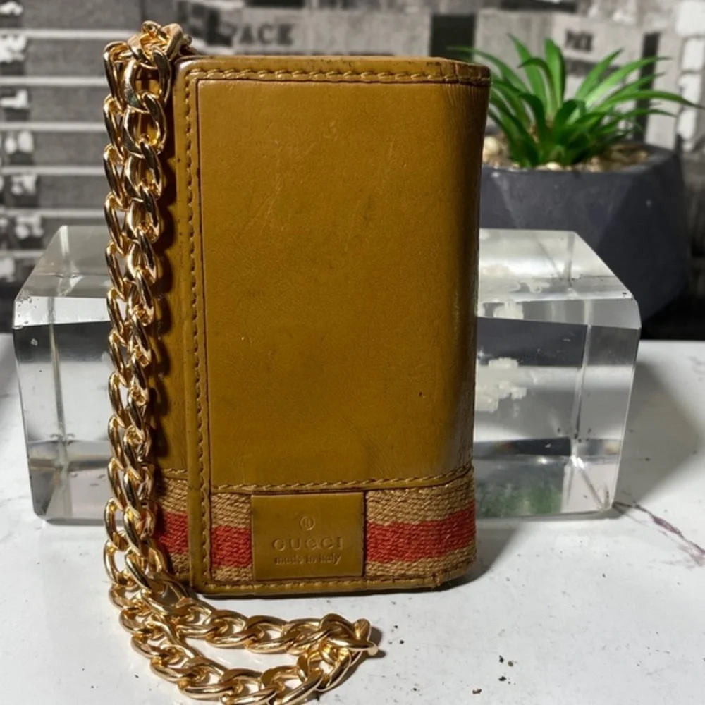 Authentic Rare Gucci Sherry Line Key Case